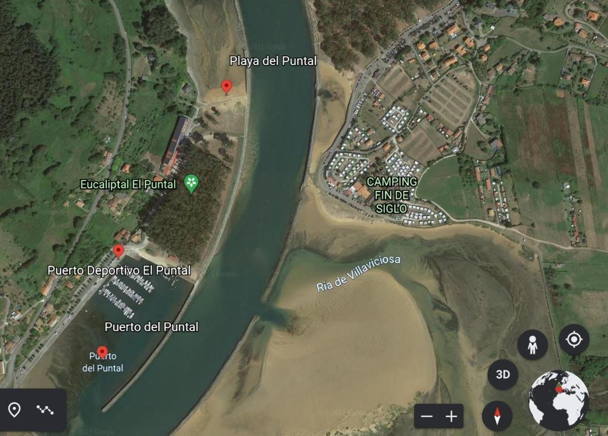 Playa Del Puntal Villaviciosa Asturias Lujo Primera Linea Playa 외부 사진