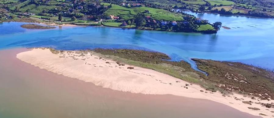 Playa Del Puntal Villaviciosa Asturias Lujo Primera Linea Playa 외부 사진